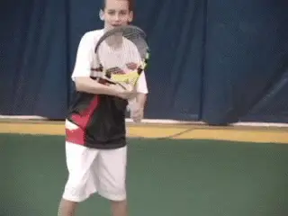 Figure from Building the spanish forehand p3 racquet speed and power building