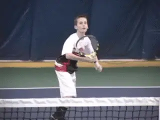Figure from Building the spanish forehand p3 racquet speed and power building