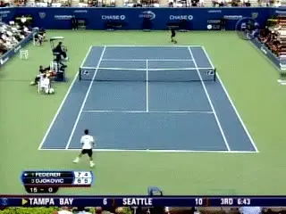 A picture containing text, athletic game, sport, tennis Description automatically generated