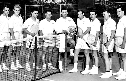 A group of tennis players pose for a photo Description automatically generated with medium confidence