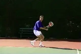 Figure from Court Movement: The Backhand