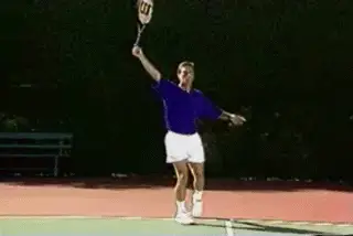 Figure from Court Movement: The Backhand