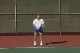 Figure from Court Movement: The Backhand