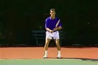 Figure from Court Movement: The Forehand