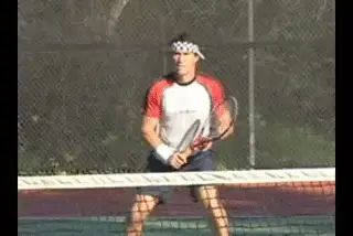 Figure from Developing world class volleys tha backhand volley