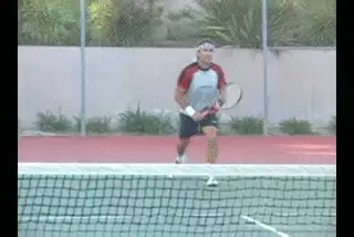 Figure from Developing world class volleys tha backhand volley