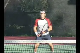 Figure from Developing world class volleys tha backhand volley