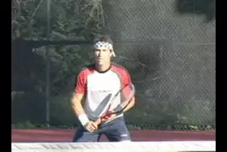 Figure from Developing world class volleys tha backhand volley
