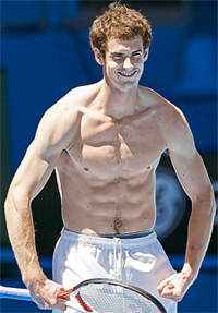 A person with no shirt Description automatically generated with low
confidence