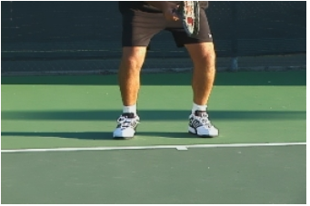 Figure from Footwork: Ready Position