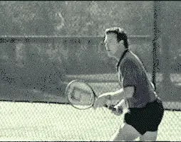 A person playing tennis Description automatically generated with medium confidence