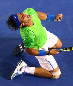 Figure from Suffering and Service Returns:
Novak and Rafa and the 2012
Aussie Final