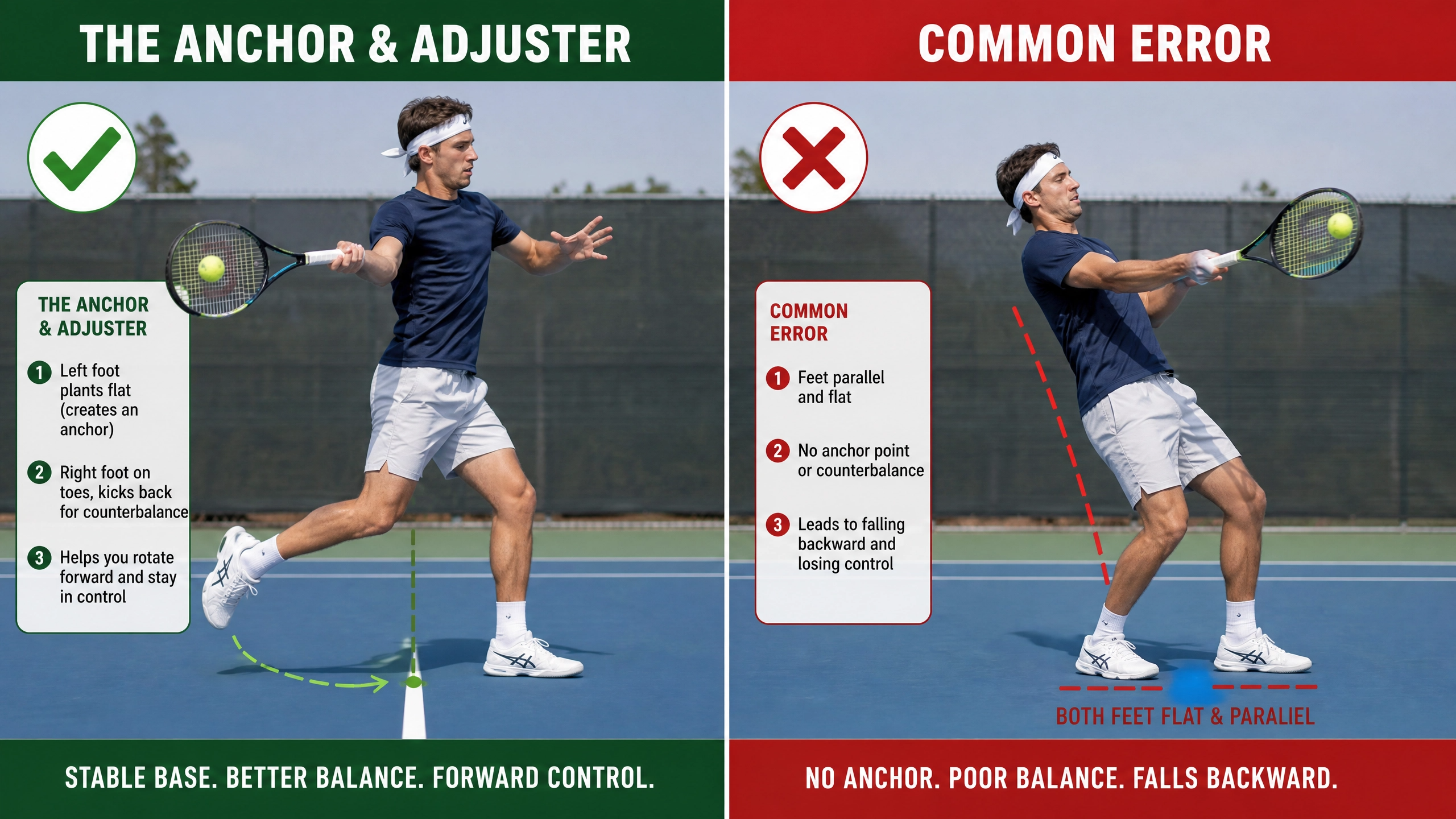Tennis Footwork Tip The 4 Movement Zones
