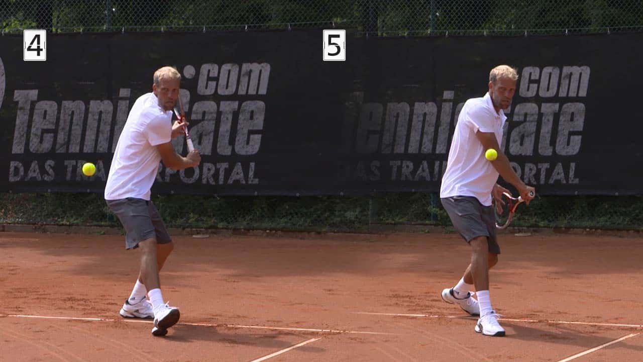 Figure 1 — THE RACQUET DROP OR END OF THE BACKSWING