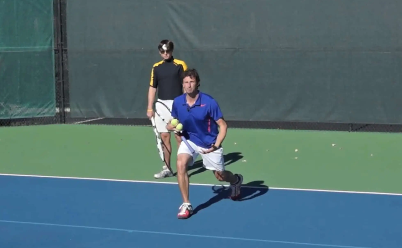 Figure 1 - The Problem with Serve and Volley Practice