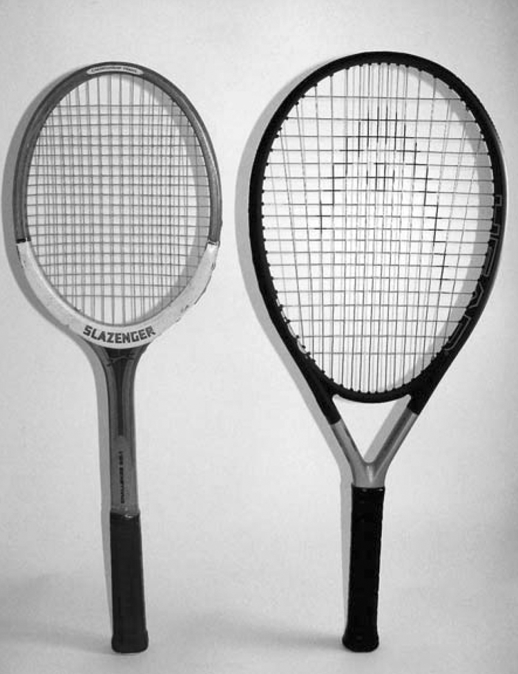 Figure from Modern Tennis Rackets, Balls, and Surfaces