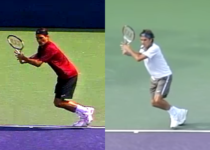 How Roger Federer's Forehand Changed