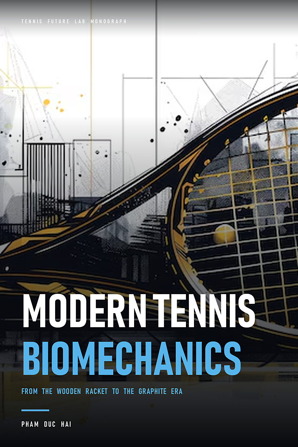 Book cover Modern Tennis Biomechanics & The Graphite Racket Era · In-depth Analysis Handbook