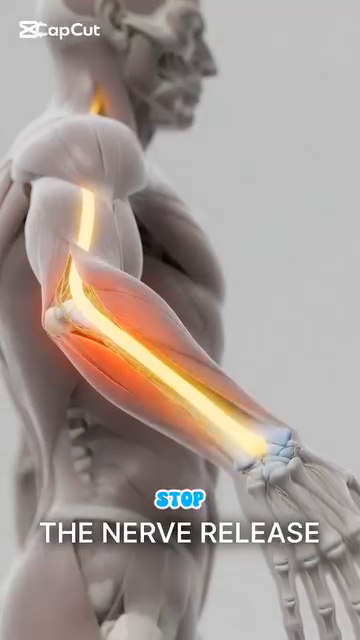 Cubital tunnel — hand sensor background
