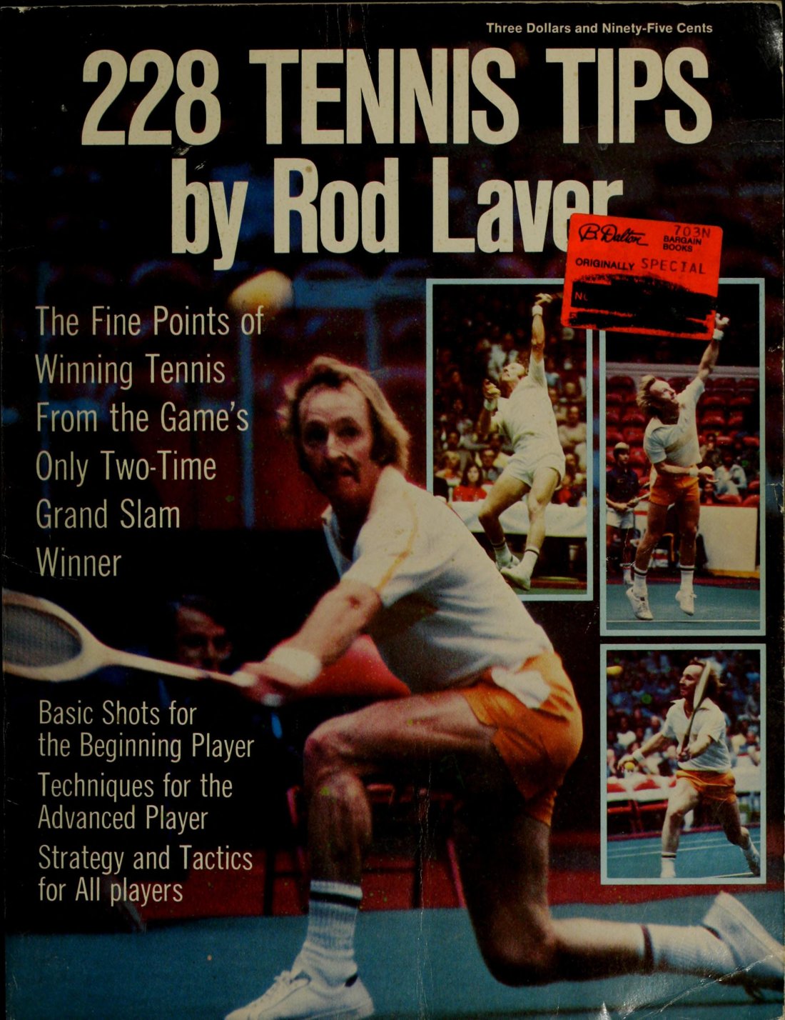 Bìa sách 228 Mẹo Tennis Của Rod Laver · Tinh Hoa Kỹ Thuật Thực Chiến & Minh Họa Chi Tiết (Song Ngữ)