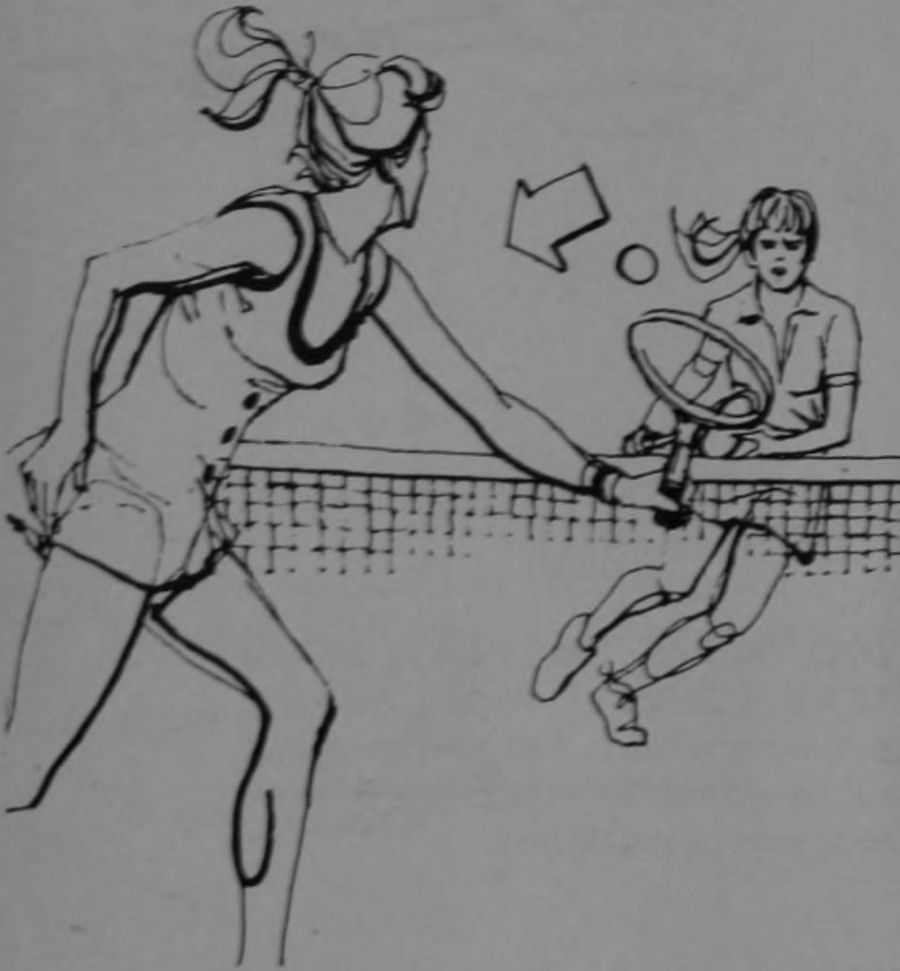 Minh họa kỹ thuật Rod Laver Mẹo #36: DÙNG TAY KHÔNG CẦM VỢT CHỈ THẲNG VÀO QUẢ BÓNG TRÊN CAO!