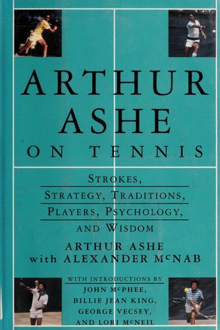 Bìa sách Arthur Ashe on Tennis
