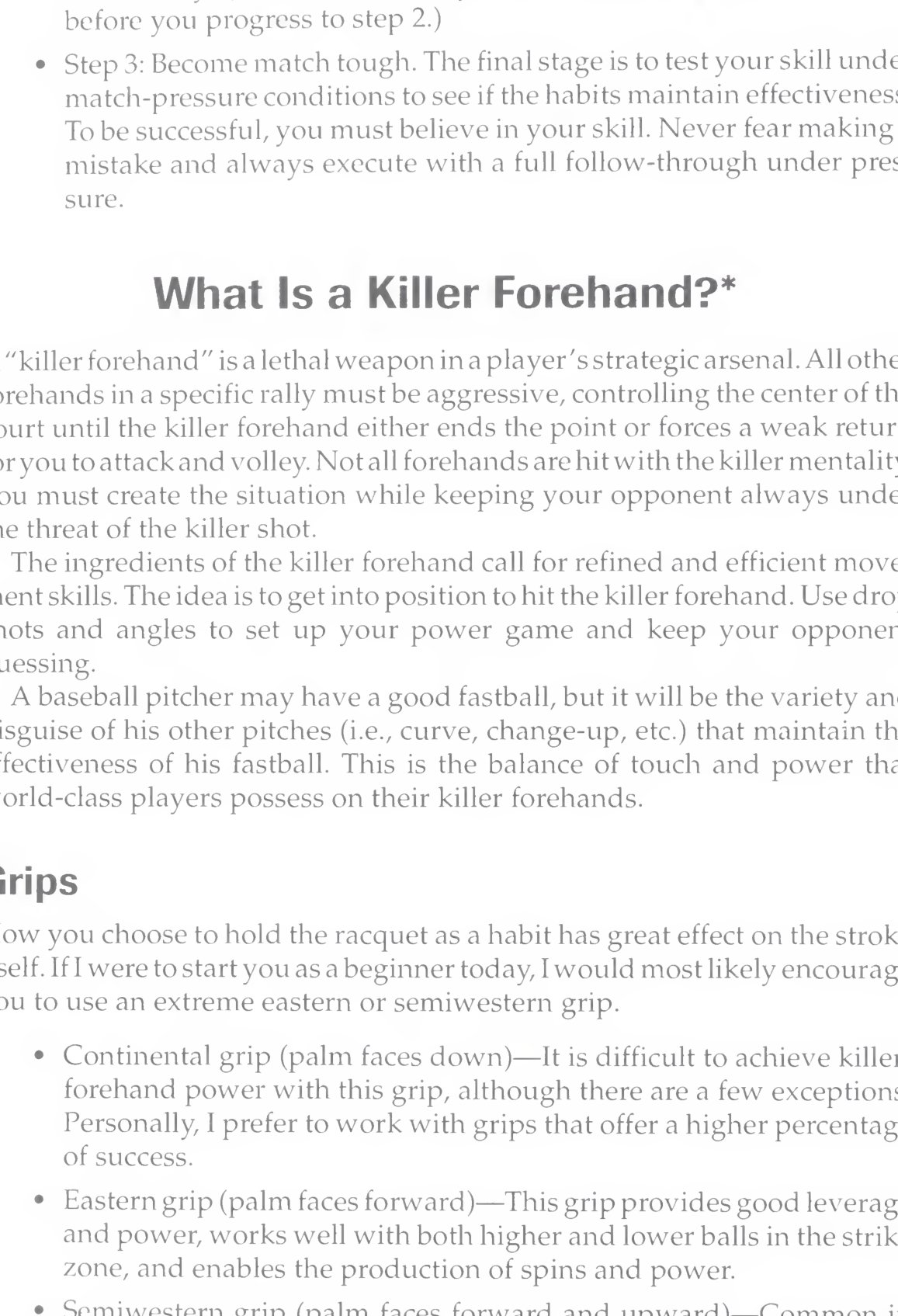 Killer Forehand