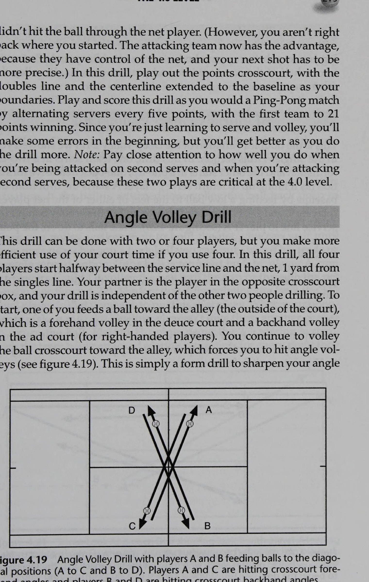 Cấp Độ 4.5: Bài Tập Bắt Volley Góc Chéo (Angle Volley Drill) & Phối Hợp Đồng Đội