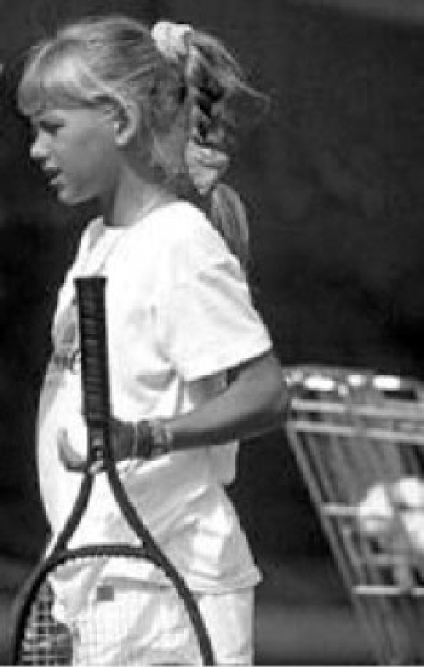 Anna Kournikova thời niên thiếu