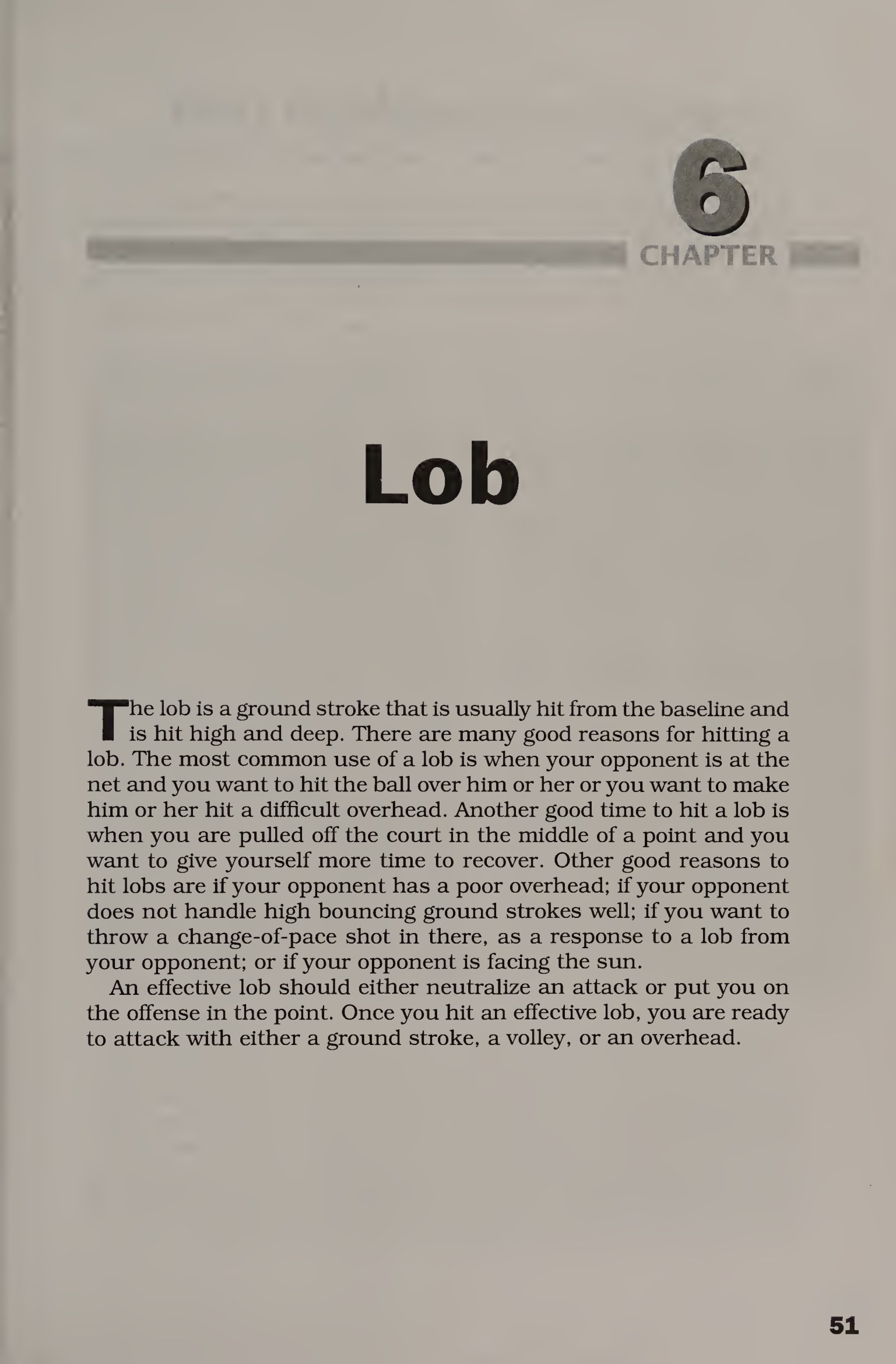 Lob Technique
