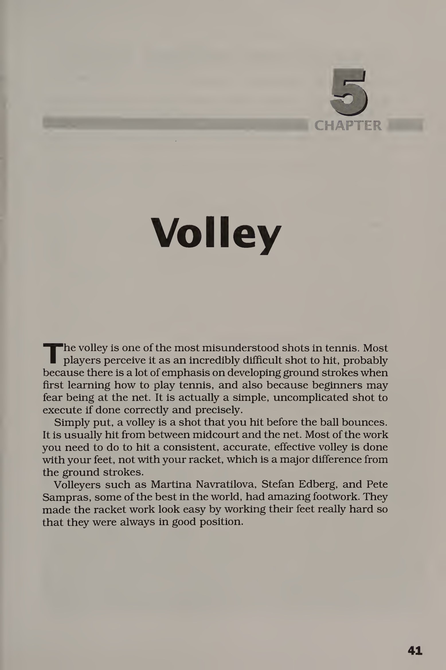 Volley Punch Technique