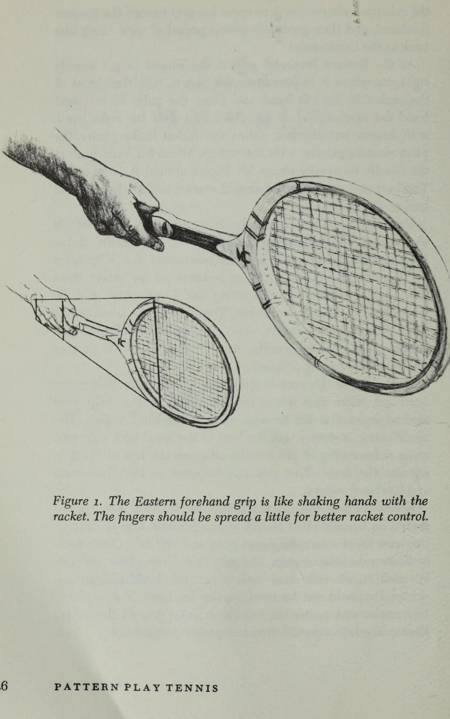 Cầm Vợt Eastern Forehand Tiêu Chuẩn Cho Đòn Đánh Cuối Sân
