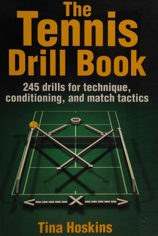 Book cover: The Tennis Drill Book