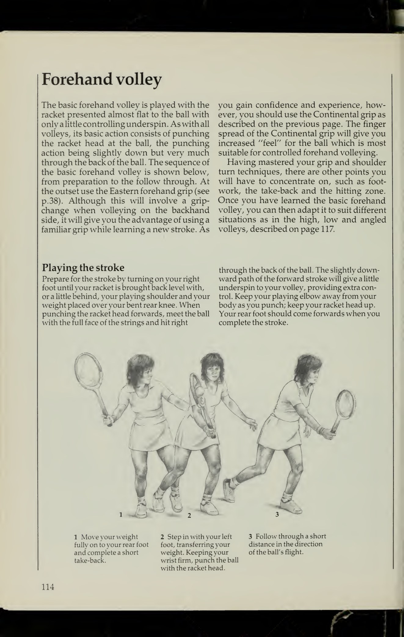 Forehand Volley Punch Mechanics & Minimal Backswing