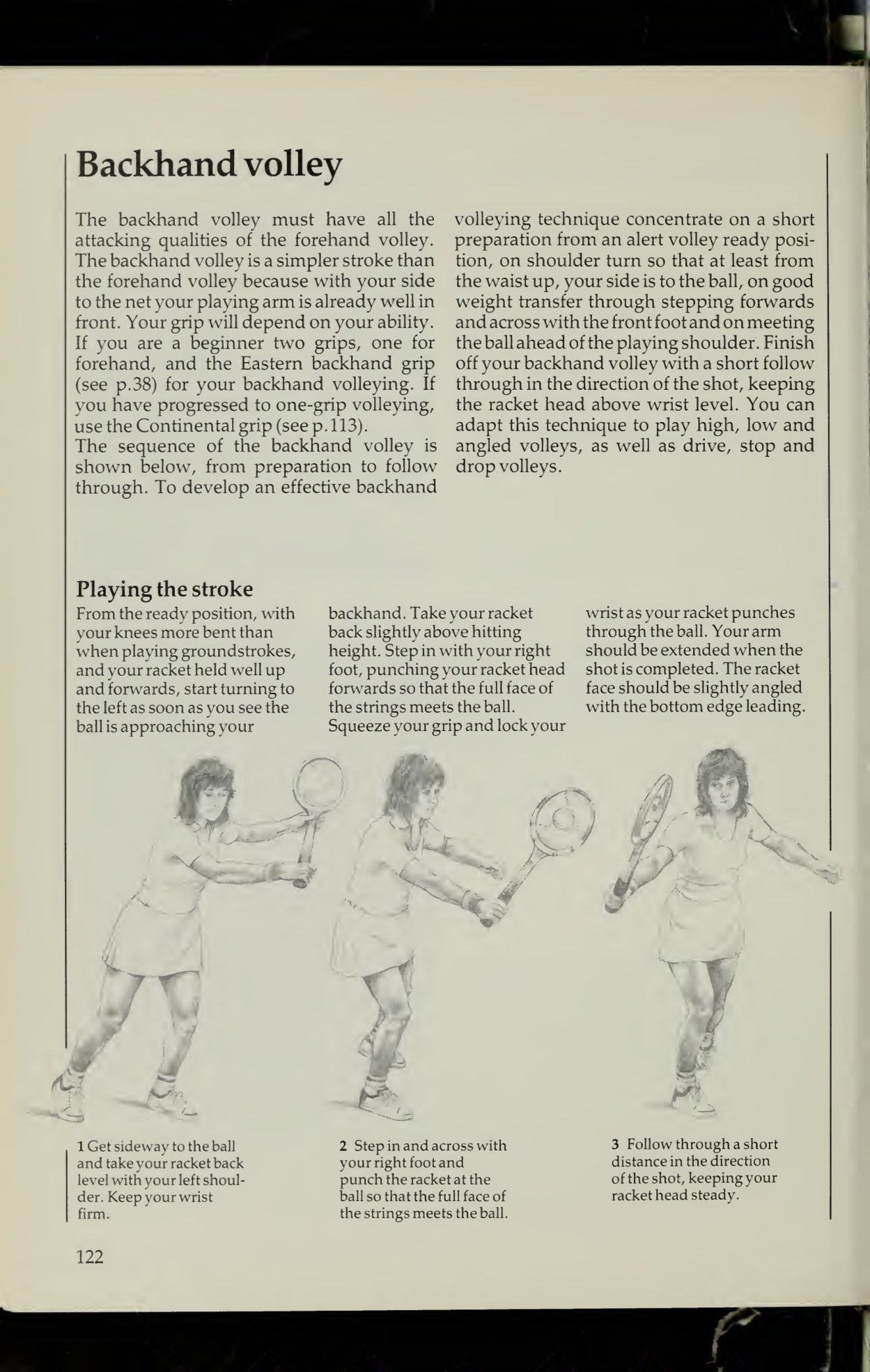 Backhand Volley & Soft Drop Volley Variations