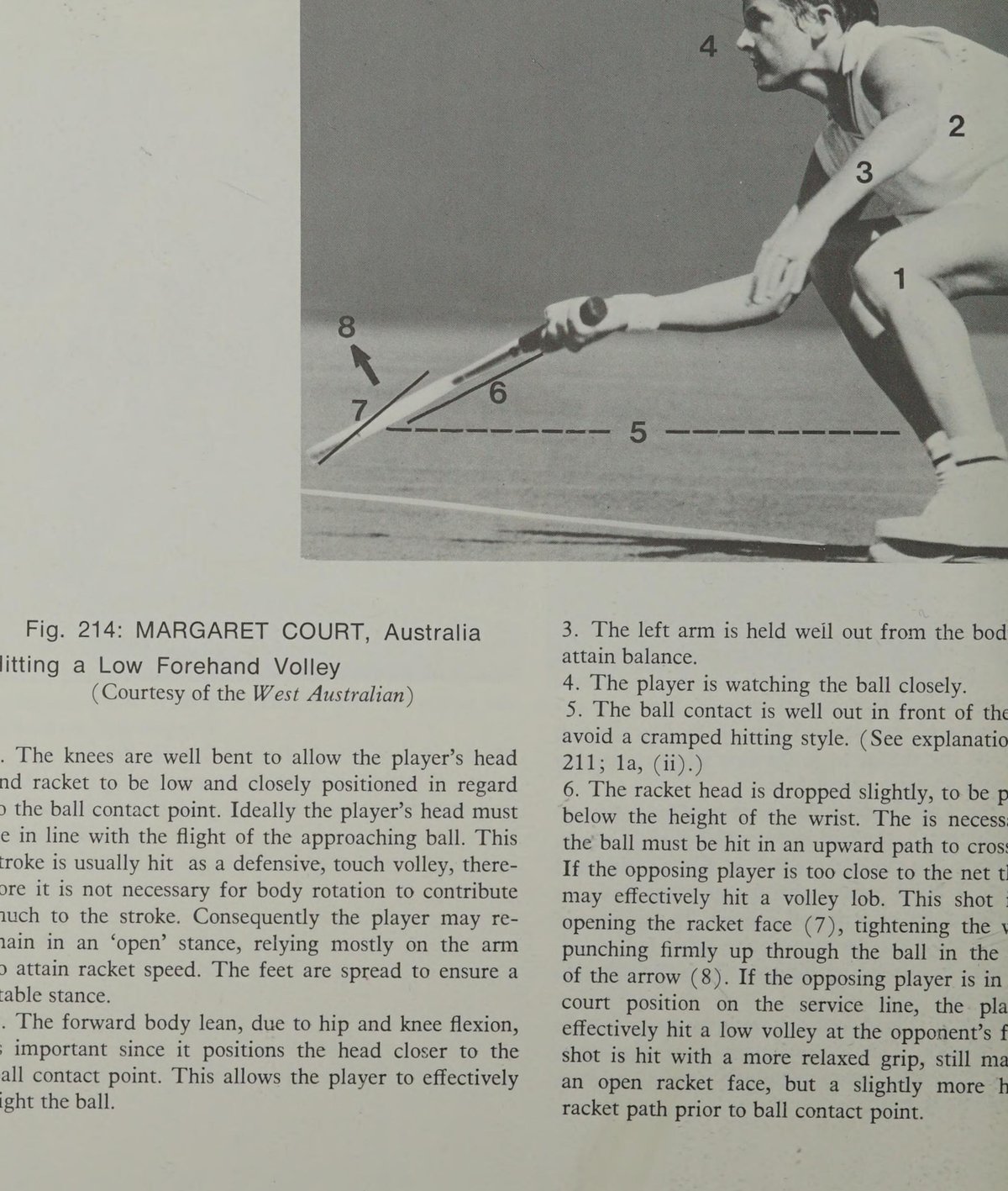 Margaret Court - vô-lê thấp