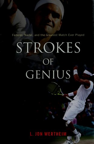 Bìa sách Strokes of Genius Federer Nadal L. Jon Wertheim